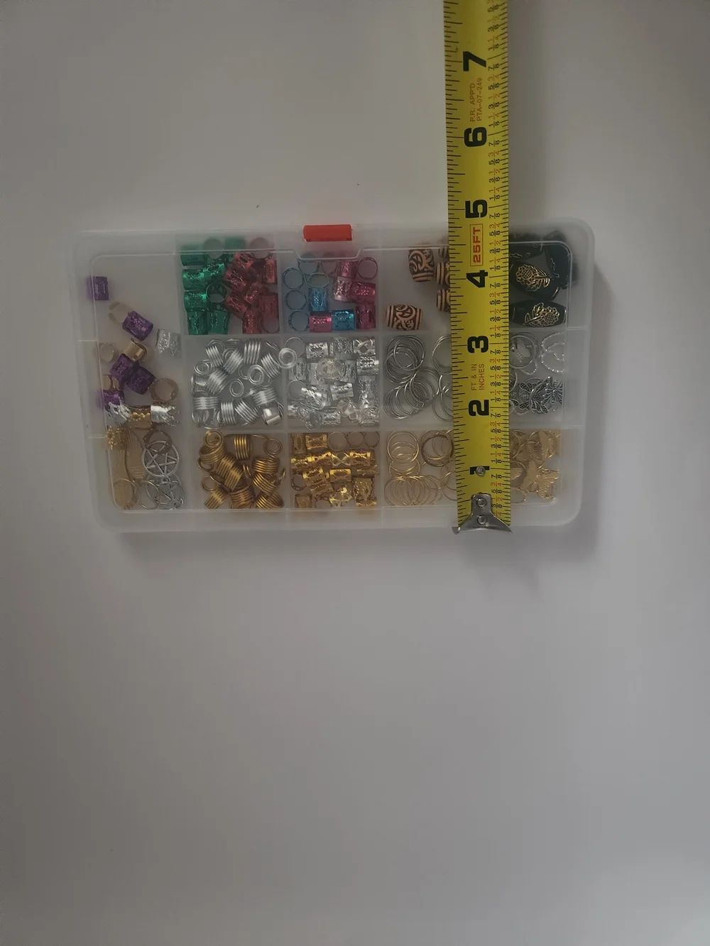 Ultimate Hair Braiding Jewelry Kit - Beads, Cuffs, Rings & Charms in Organizer